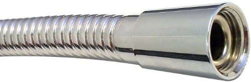 Superlux Chrome Shower Hose 200cm (7ft) with wide 11mm bore for Max flow by Euroshowers