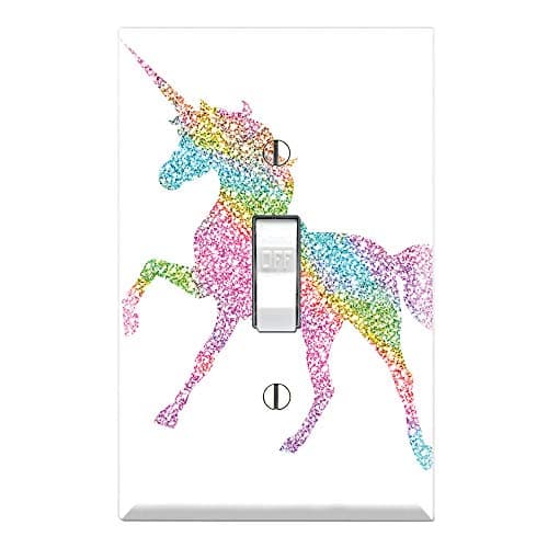 Graphics Wallplates - Unicorn Candyland - Single Toggle Wall Plate Cover
