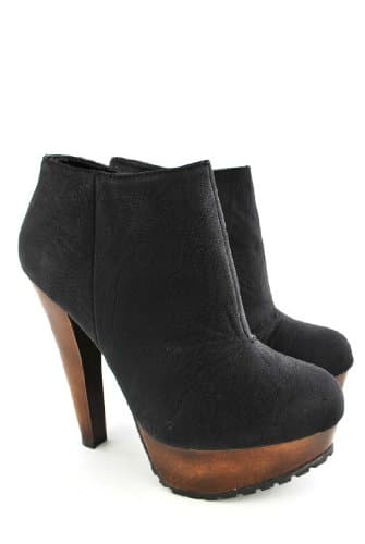 Qupid Women's Saydie-04 Bootie with Side Zipper