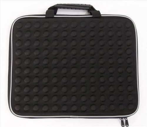 Black 10.1 inch Laptop soft case - COOLER dots pattern