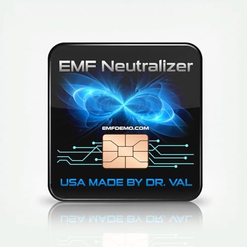 Cell Phone EMF Protection Neutralizers - USA Made - Slim Design - Developed by Dr. Valerie Nelson - 20 Pack
