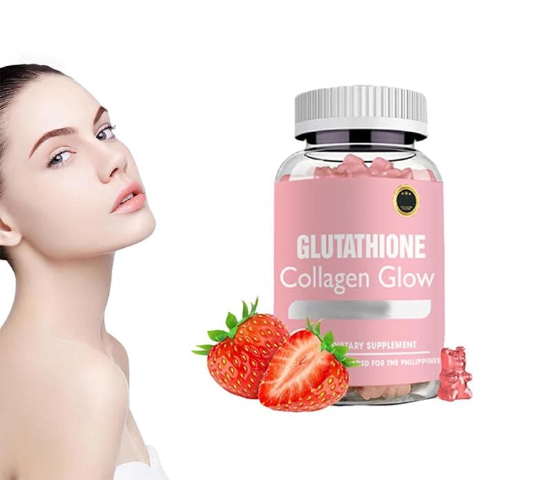 Glutathione Collagen Glow Gummies,Sugar Free Glutathione Collagen Glow Gummies for Dark Spot,3000mg Glutathione Collagen Gummies for Women,Korean Collagen Gummies for Dark Spot