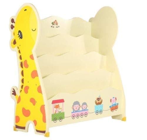 SZFMMY ® Kids Children Bookcase Book Shelving Storage Oragnizer Display Giraffe Shape