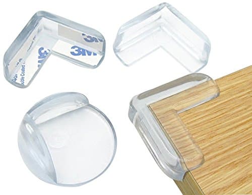Sexmi Clear Furniture Corner Guards for Baby Safety, Edge Table Protectors, 20 Piece