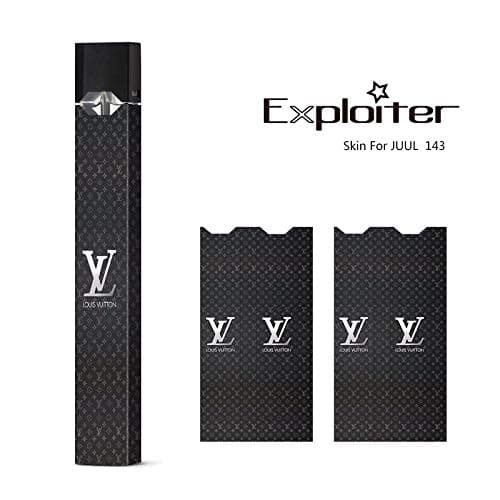 JUUL Decal | JUUL Skin | JUUL Sticker | JUUL Wrap for The JUUL | Paster | Sleeve | Case (LV Black)