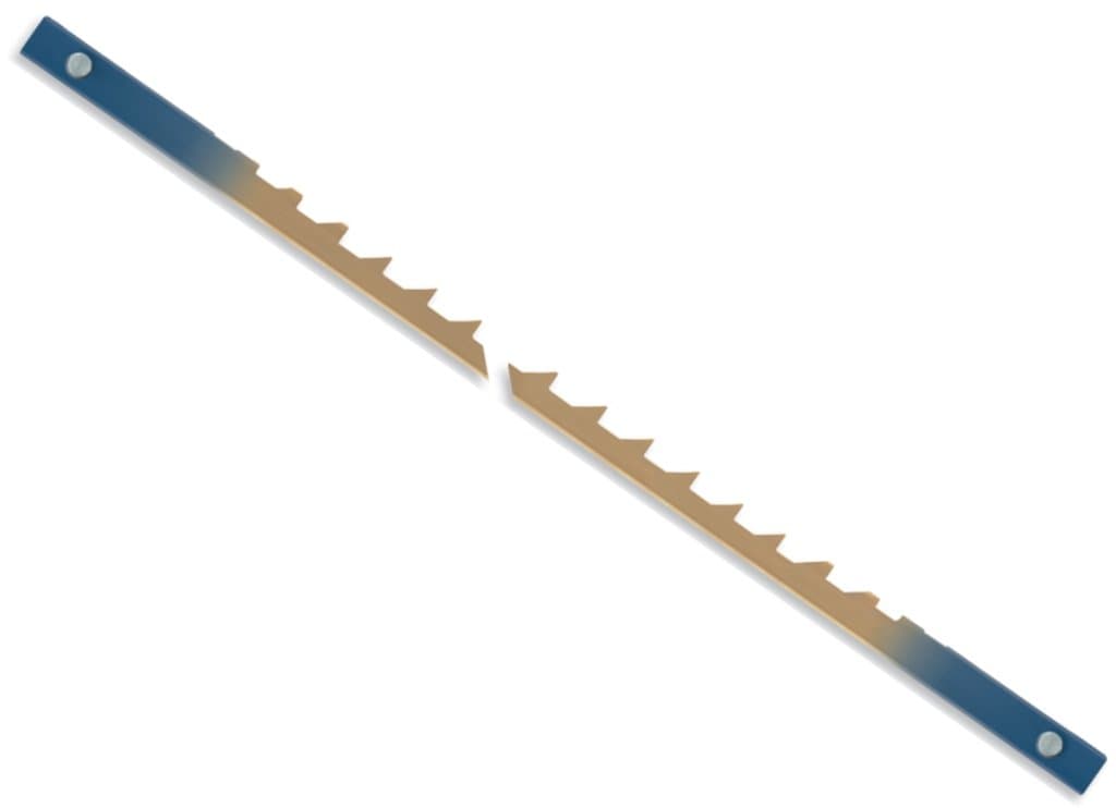 Pégas Pinned Skip 3" Pack of 12 15 Teeth Per Inch Woodworking Sawblades