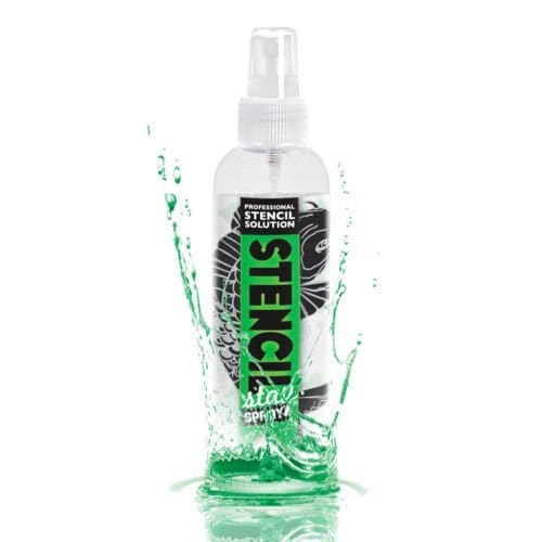 Stencil Stay Spray Bottle Vegan Tattoo Thermal Transfer Solution Application