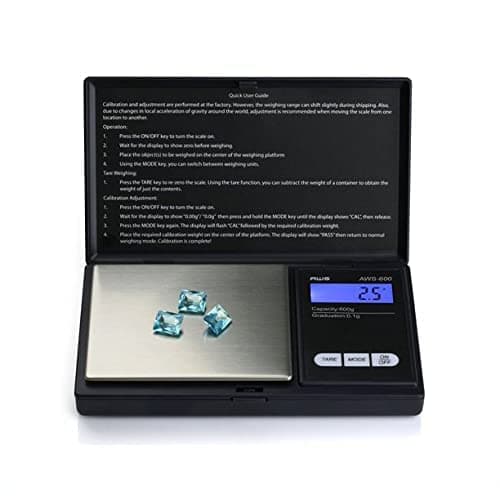 Dxent Professional Gold Weight Machine // Digital Jewellery Scale // Digital Travel Pocket Scale // Jewellery Weight Machine Digital // Mini Weight Machine, Pocket Jewellery Scale 500g * 0.001g, Black