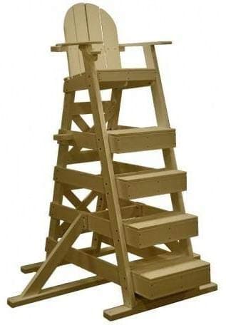Recycled Plastic 60" Tall Lifeguard Chair - LG517 - Lead TIME to Ship 10 to 12 Business Days
