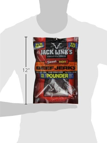 Jack Links Jerky, Sweet and Hot, 16 Ounce