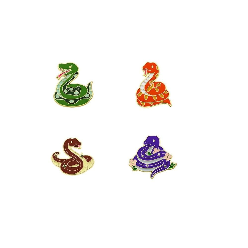 2025 New Year Chinese Zodiac Snake Enamel Lapel Pin Chinese Zodiac Lucky Snake Pin Novelty Celebration Party Brooch Pin Fashion Charm Festival Jewelry Gifts
