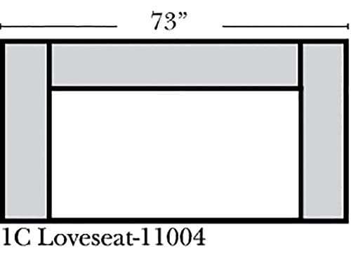 Omnia Leather Sunset 1 Cushion Loveseat in Leather, Shadow Legs, Navajo Caramel