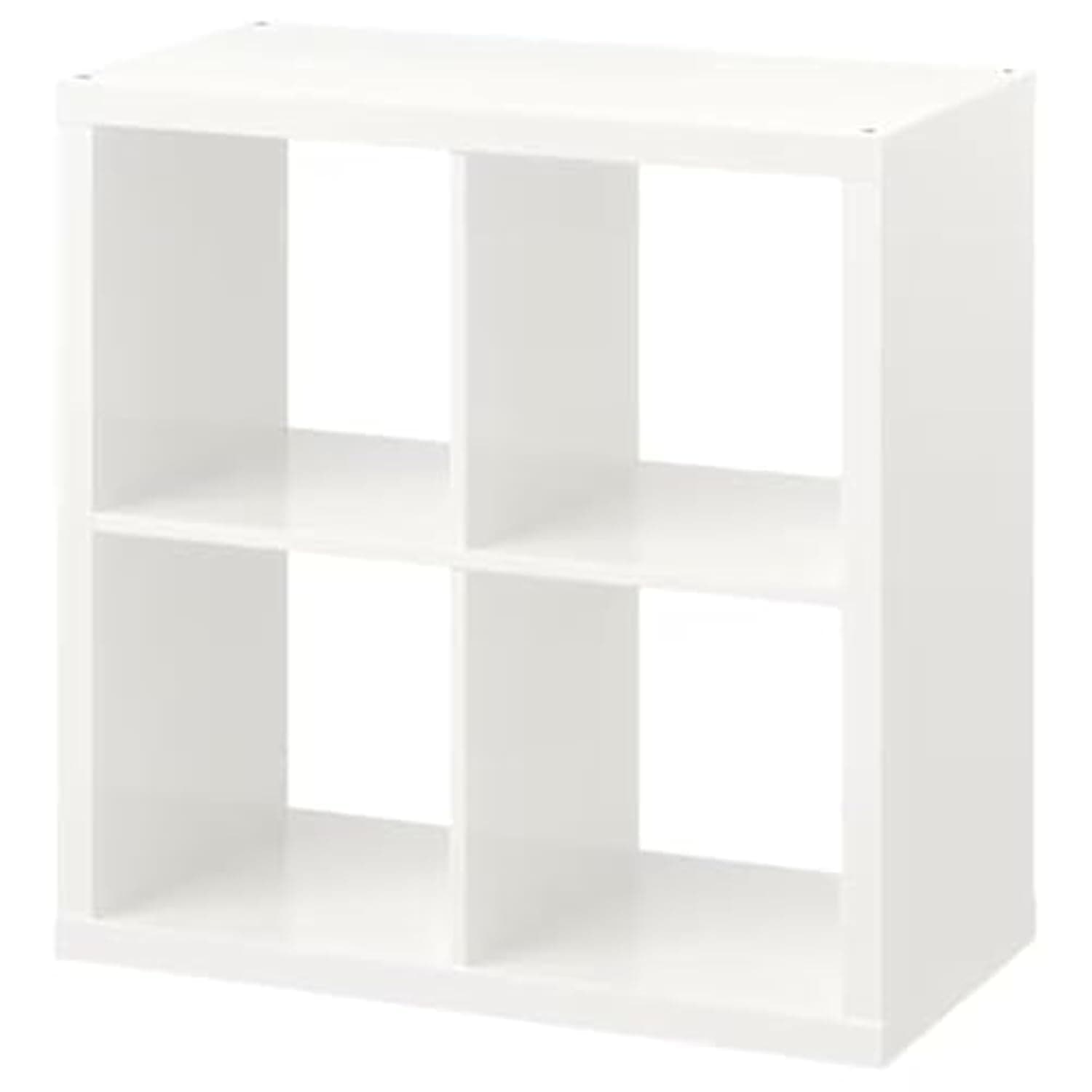 KALLAX Shelving unit - Bookcase,Perfect For Baskets or Boxes-77x77 cm (High-Gloss White)