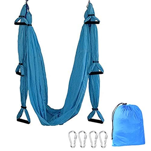 TDRTECH Aerial Yoga Swing, Hanging Yoga Trapeze/Hammock/Sling - Antigravity Inversion Swing for Beginners & Kids