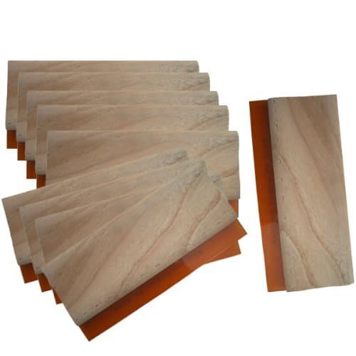 10 pcs 6.3" (16cm) Screen Printing Squeegee Silk Stencil Wooden Screen Ink Scraper 007303