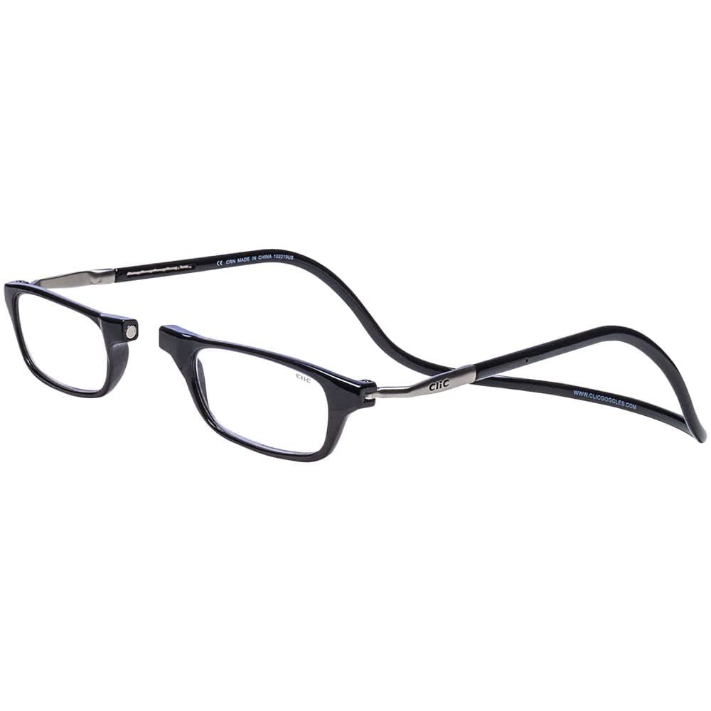 ClicMagnetic Reading Glasses, Computer Readers, Replaceable Lens, Adjustable Temples, Original