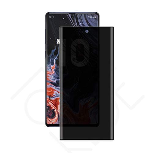 Galaxy S10 Privacy Tempered Glass Anti-Spy Screen Protector [3D Curved] [Case Friendly] [9H Hardness] for Samsung Galaxy S10