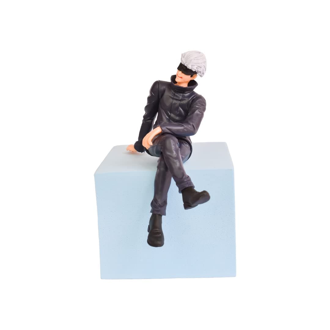Gojo Satoru Action Figure – Stylish Jujutsu Kaisen Anime Collectible for Desk, Shelf, Car & Home Decor | Lightweight Durable PVC Figure for Anime Fans & Collectors
