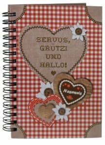 Gingerbread Spiral Notepad A6