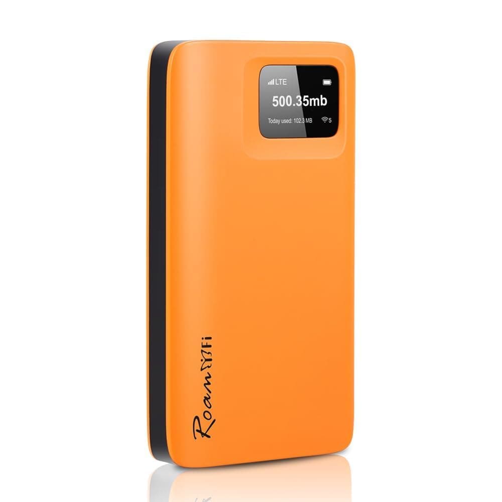 Roamwifi 4G Lte Mobile Hotspot Router, Worldwide Portable High Speed With Us 10Gb & Global 1Gb Data 30Day, 10 Devices No Sim Card Needed,Pocket For Travel In 170+ Countries