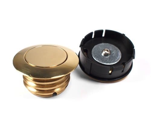 Tank Cover Set Pop-up Polished Brass including Dummy