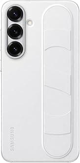 Samsung Galaxy S25+ Genuine Standing Grip Phone Case, White