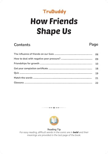 TruBuddy Comics: How Friends Shape Us (English)