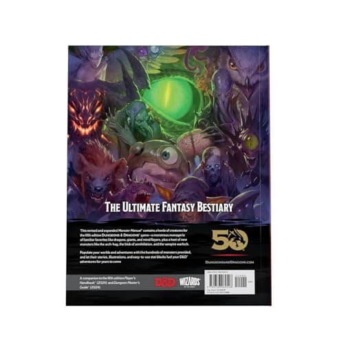 Dungeons & Dragons Rpg: Monster Manual Hard Cover (2024)