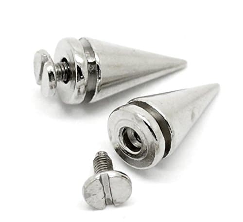 Siaura Material® Set of 5 Spikes Studs 19x10 mm