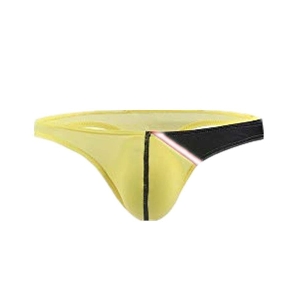 TWIFER Gay Underwear Men's Ultr-Thin Ice Silk Man Low Waist U Convex Underpants Briefs Panties Underwear Boxer Shorts Trunks