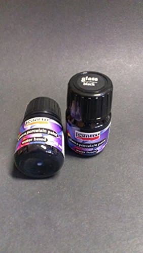 Pentart Glass Colors Glass & Porcelain Paint, 30 ml Black