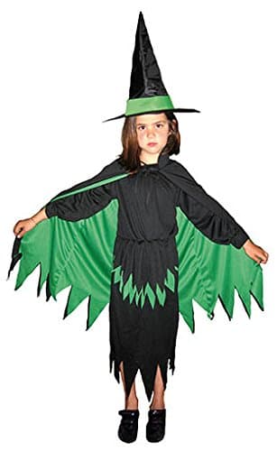 EL CARNAVAL Déguisement sorcière vert taille de 6 à 8 ans