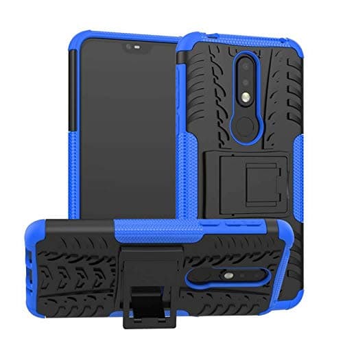 Designed for Nokia 7.1 case,Nokia 7.1 case,Scratch-Resistant case,Shock Absorber Bumper Cover case for Nokia 7.1-Blue