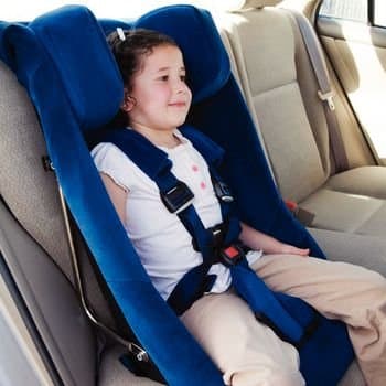 TheraPedic Positioning Vehicle Restraint System Navy Blue, Small Adult Size