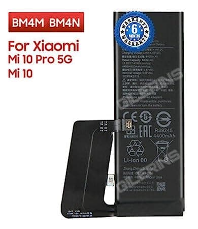 Original BM4N Battery for Xiaomi Mi 10 Pro 5G / Mi 10 Battery with 6 Month Warranty(G119)