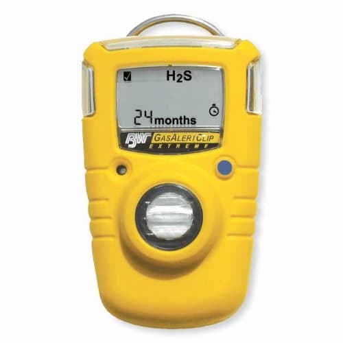 GasAlertClip Extreme Personal Monitor; Hydrogen Sulfide (H2S), 2-Year