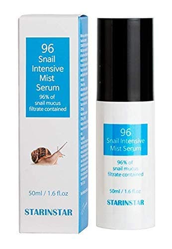 MOYAMOYA Snail Intensive Mist Serum, 96% Snail Mucus Filtrate, containing Hyaluronic acid 100ppm, 50ml