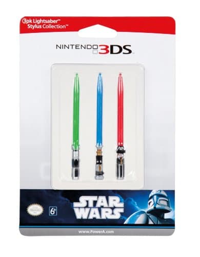 Star Wars Lightsaber Stylus Collection: 3-Pack (Nintendo 3DS/3DS XL/Dsi/DSi XL/DS Lite)