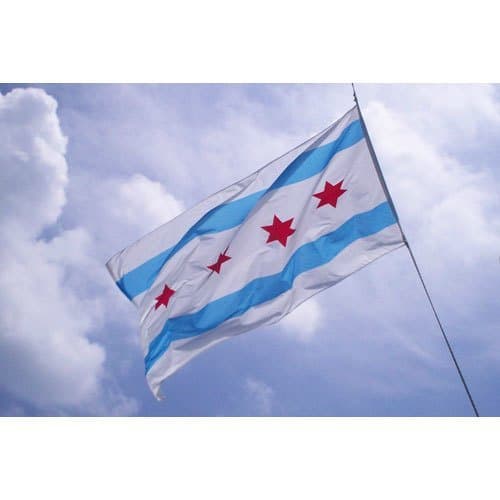 ThirtyFive55 City of Chicago 3' x 5' Flag