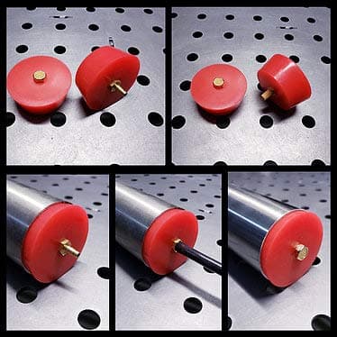 High Temperature Silicone Welding Back Purging Plugs 1.25"-1.5" (Set of 2)