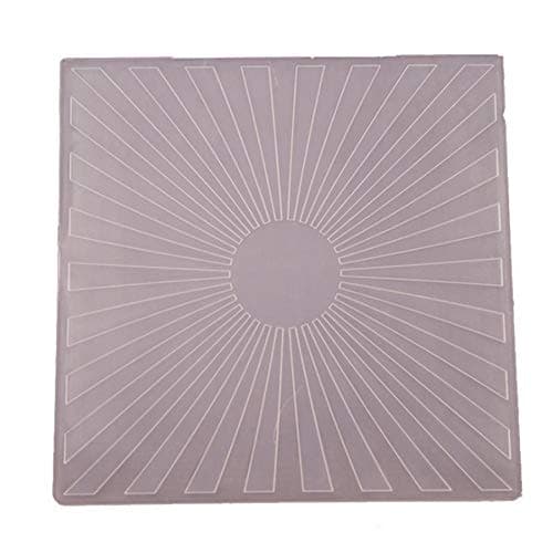 Welcome to Joyful Home 1PC Sunset Background Embossing Folder for Card Making Floral DIY Plastic Scrapbooking Photo Album Card Paper DIY Craft Decoration Template Mold