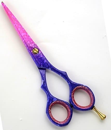 Pinksnow Hairdressing scissors barber Shears Japanese Steel 5.5