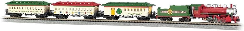 Bachmann Trains - Spirit Of Christmas Ready To Run Electric Train Set - N Scale