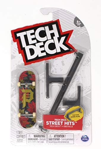 Mini Fingerboards TD Street Hits Flat Bar and Primitive Skateboards Dirty P Holiday Complete Deck