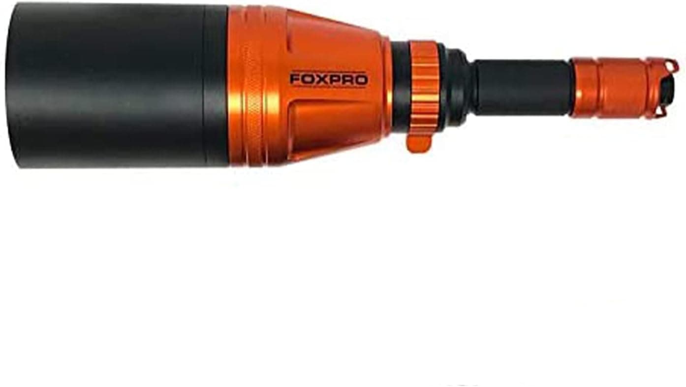 FOXPRO Gunfire Night Hunting Predator Light 3 Colors in 1 Light Green, White, and Infrared (IR) Gun Mounted Coyote, Hog, Fox Light