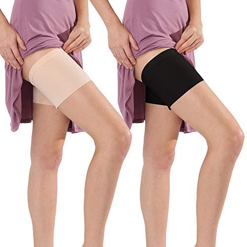 SHYAYA Lace Thigh Band Anti Chafing 1 2 Packs Unisex Thigh Workout Sexy Plus Size