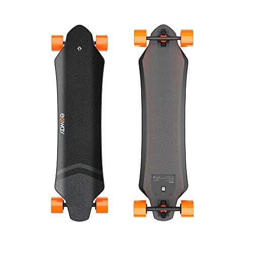EXWAY Most Advanced Smartest Carbon Fiber Electric Skateboard Dual Hub Motor Driver Electric Longboard