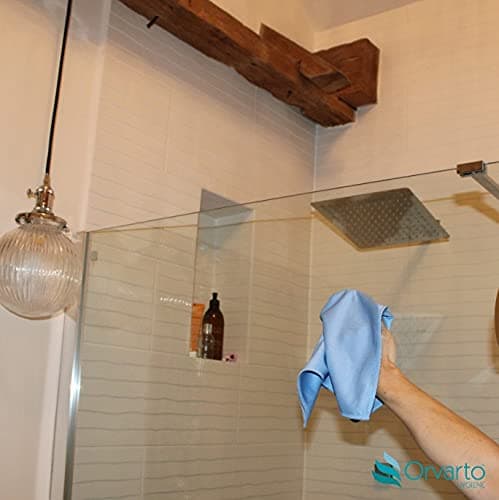 Hygiene 10 x Microfibre Glass Cloths 36x36cm, Lint Free and Ultra Fine Cleaning Cloths for Windows and Glass.