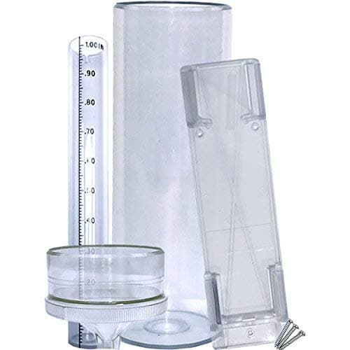 Precision Rain Gauge with Mounting Bracket (14" All Weather) (Heat and frost resistant)