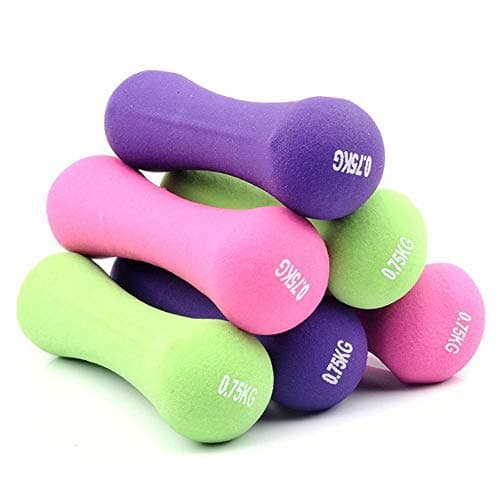 CHERRYSONG Dumbbell Weight Pair,Dumbbells Kit,Training Arm Muscle Fitness Dumbbell Anti-Impact Portable Travel Dumbbells,Set of 2